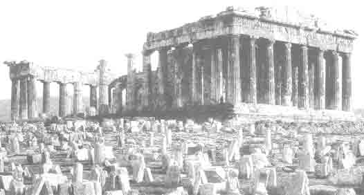 The Acropolis in 1896.